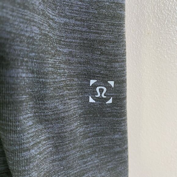 Lululemon Performance Golf Athletic Polo Blue Gray Men’s Large - Picture 3 of 10